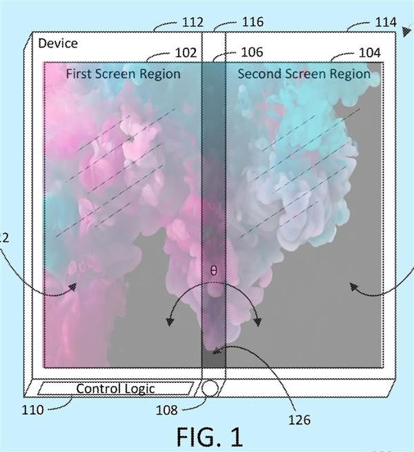 【专利速报】微软屏幕专利曝光：无缝折叠的3屏surface