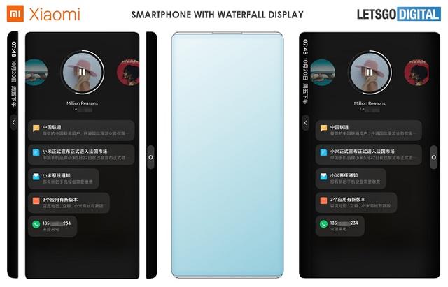 【专利速报】又是无边框屏幕，小米瀑布屏新专利曝光